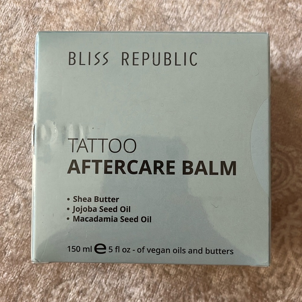Brand New Tattoo Aftercare Balm Shea Butter Restore Body Artwork Jojoba Seed Oil